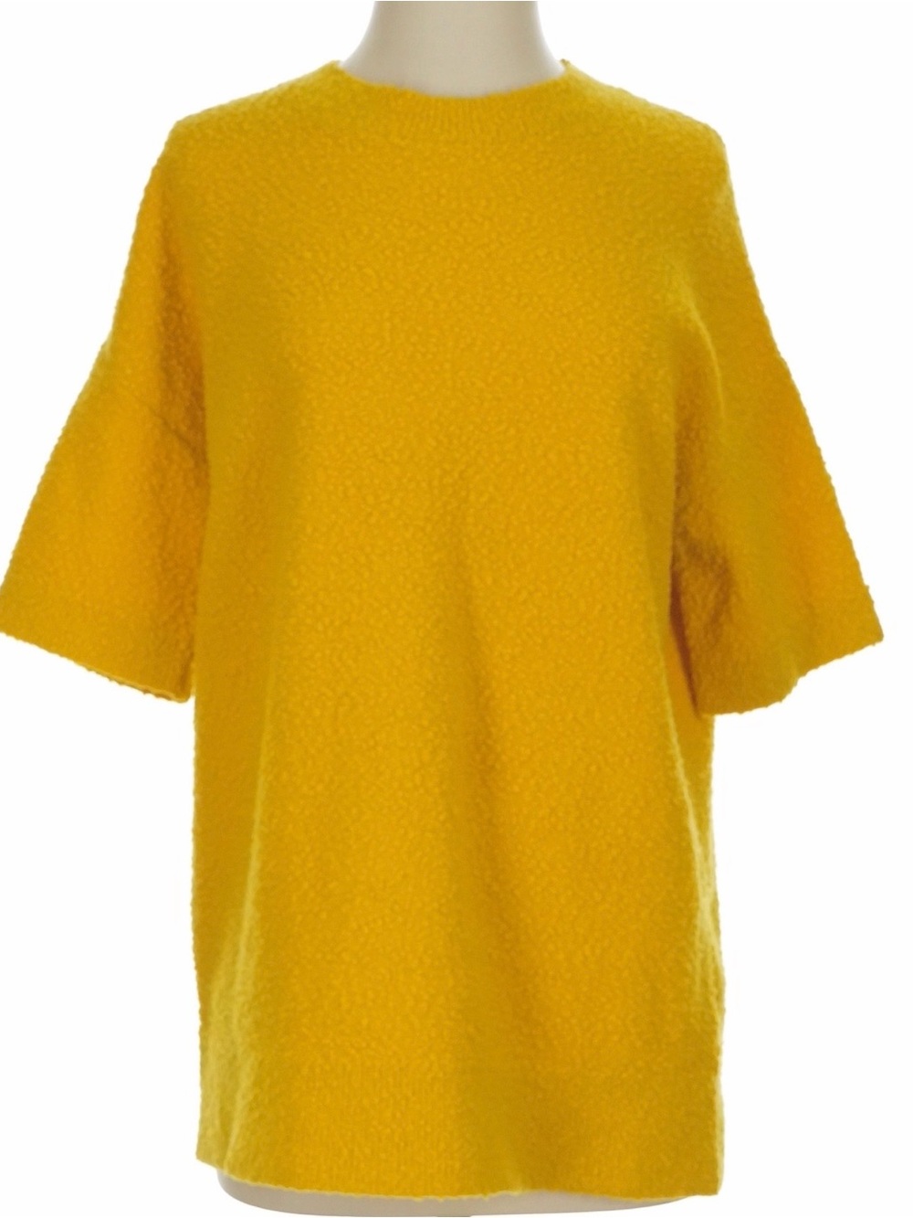 COS wool boucle knit tunic sweater